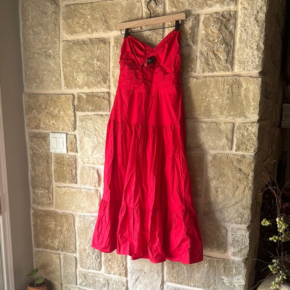 Strapless Red Vici Women's Dress